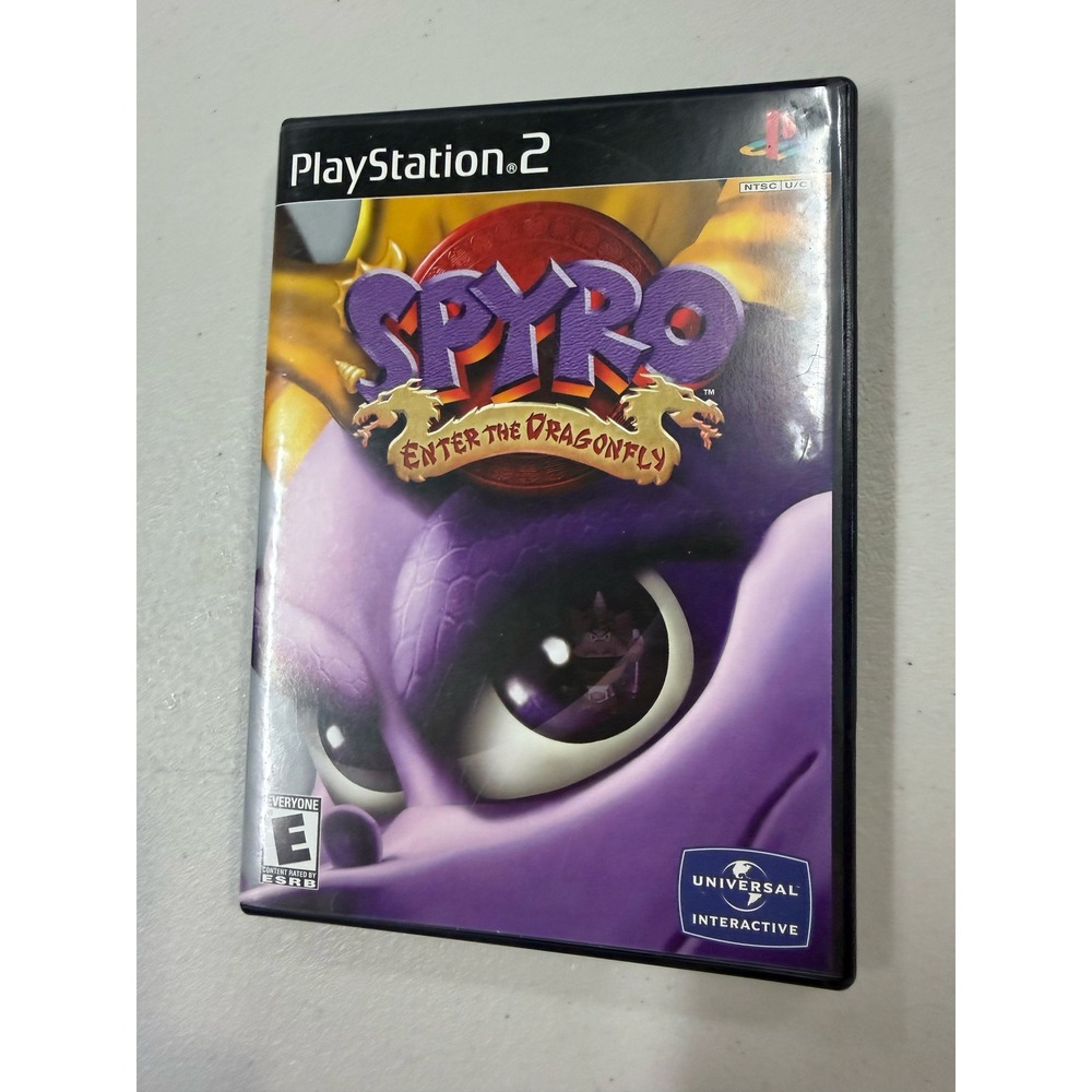Spyro Enter the Dragonfly Sony PlayStation 2 PS2 Game CIB Complete with Manual